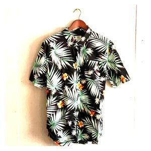 Vans men’s XL button up Hawaiian shirt